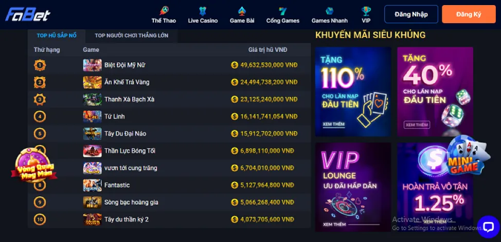 Hướng dẫn chơi Bắn Cá vn666 win